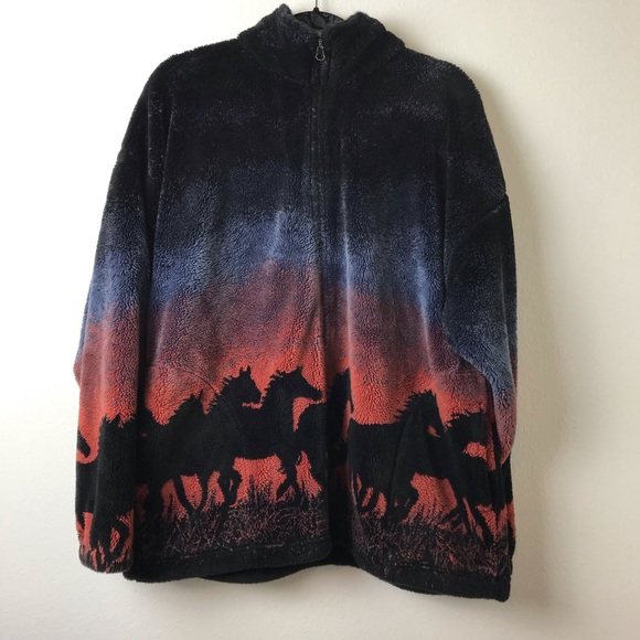 Mazmania Horse Fleece Jacket 
